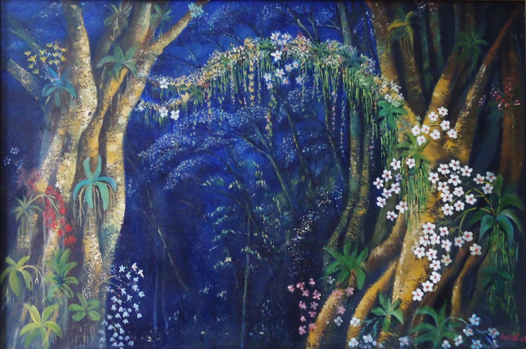Lukisan Anggrek Hutan - Lia Gallery - Natural