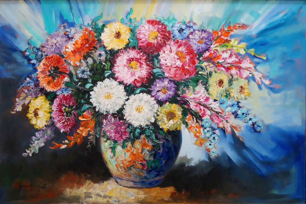 lukisan natural -Rangkaian Bunga | Lia Gallery